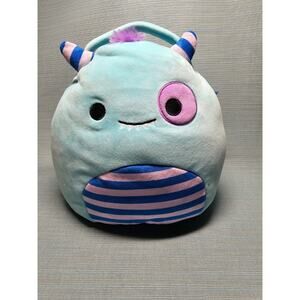 Squishmallows Rorty Monster Halloween treat pail ultra soft plush Handle bucket